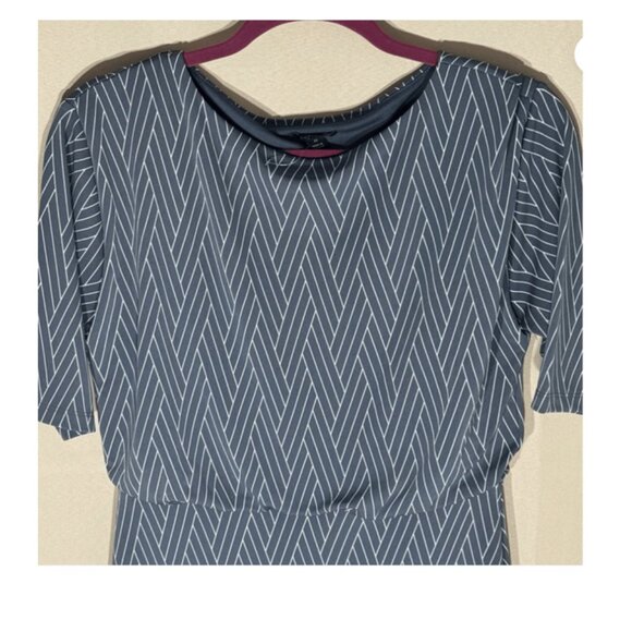 💫 Ann Taylor Chevron Print Dress – Small – Brand New 💫 - Picture 3 of 5